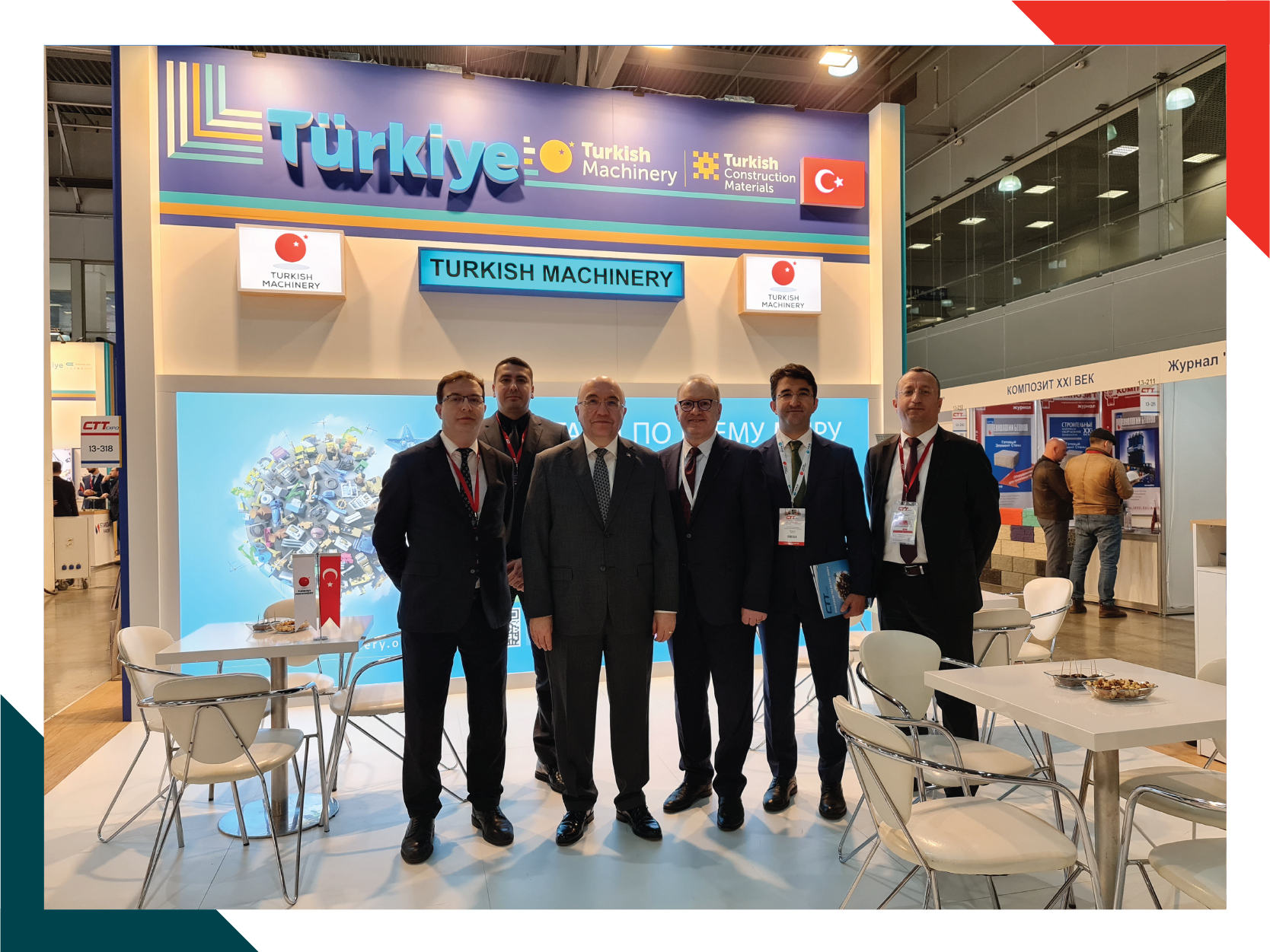 Türkiye’nin Makinecileri CTT Expo 2022 fuarına katıldı